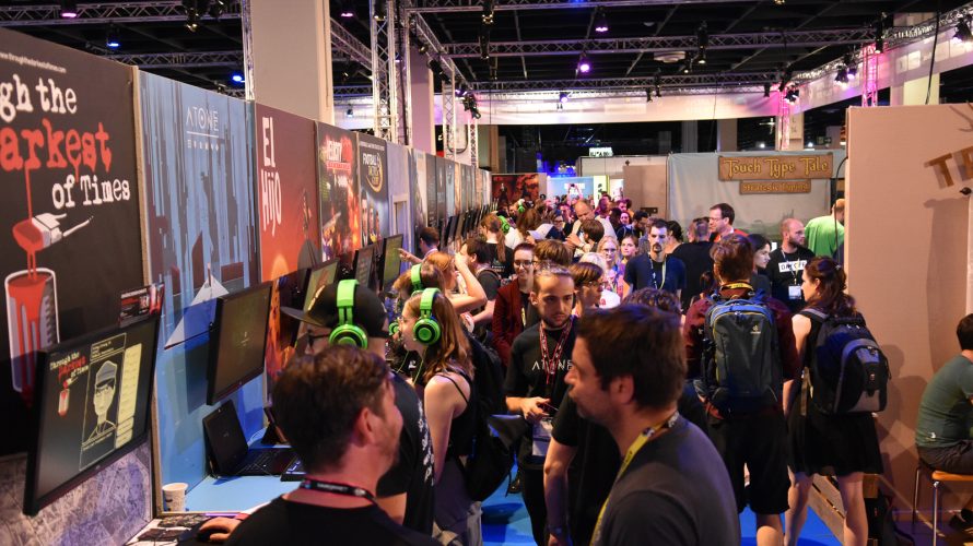 Indie Arena Booth mit knapp 30 Indie Games auf der Dreamhack 2020